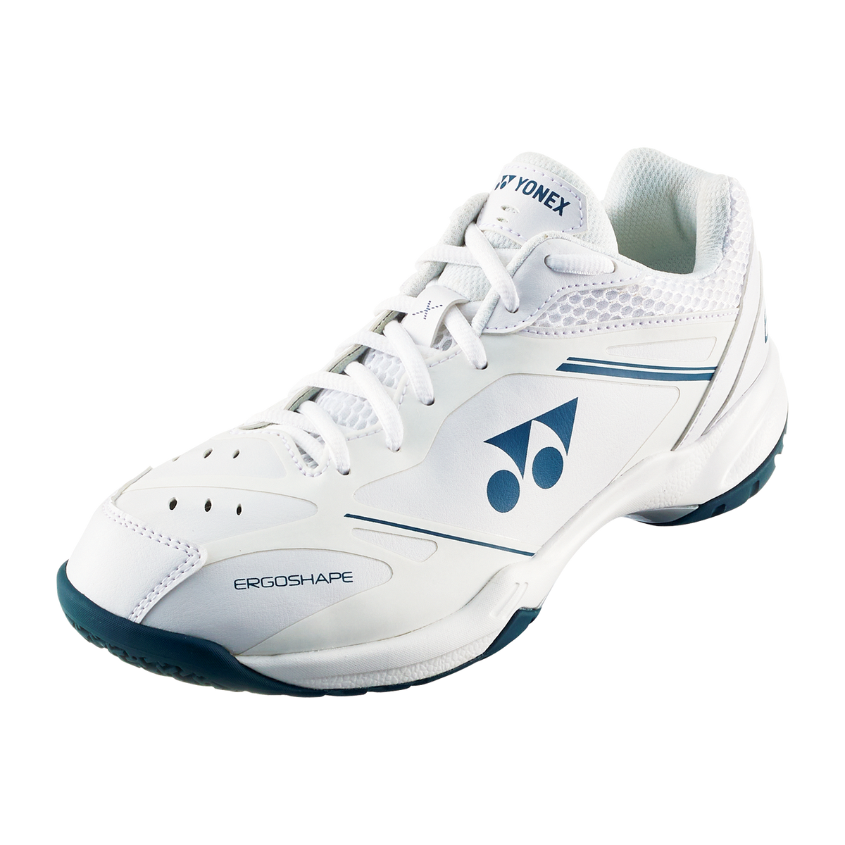 Yonex SHB65X4 Men's badminton shoe – White with navy accents